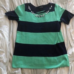 The Limited beautiful striped top! Embellished